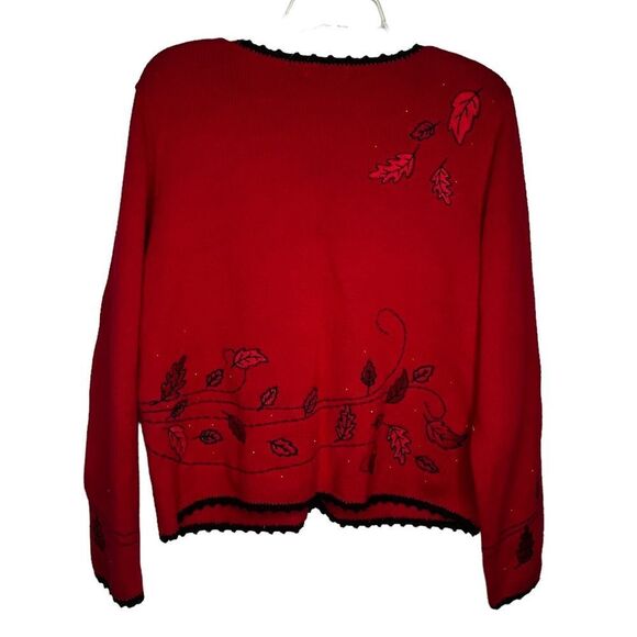 Christopher & Banks Hand Embroidered Cardigan Sweater - Picture 5 of 7